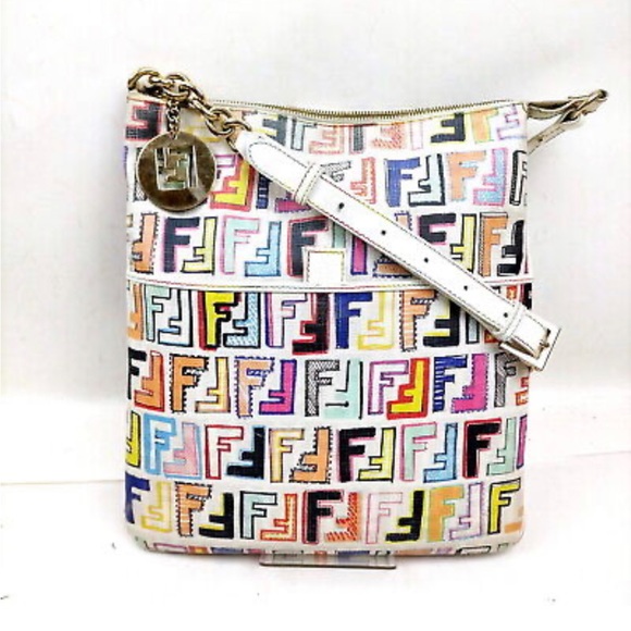 Fendi Handbags - Fendi Crossbody bag  Multi Color PVC